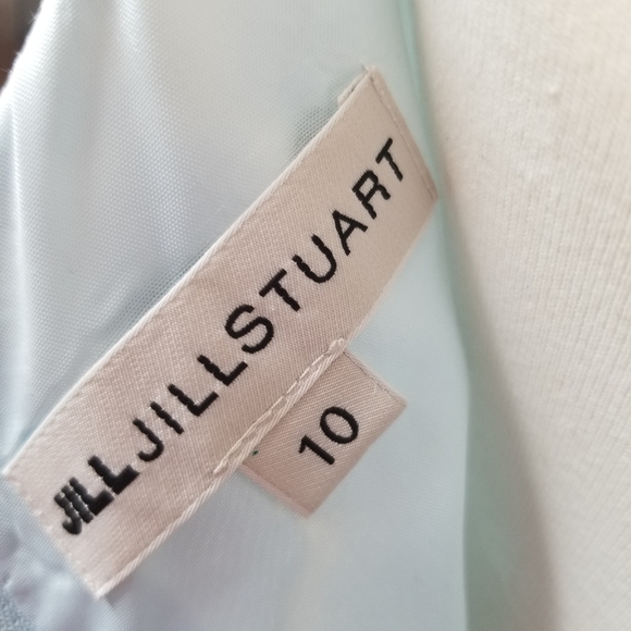 Jill Stuart Blue & Yellow Sweetheart Dress - Picture 5 of 6